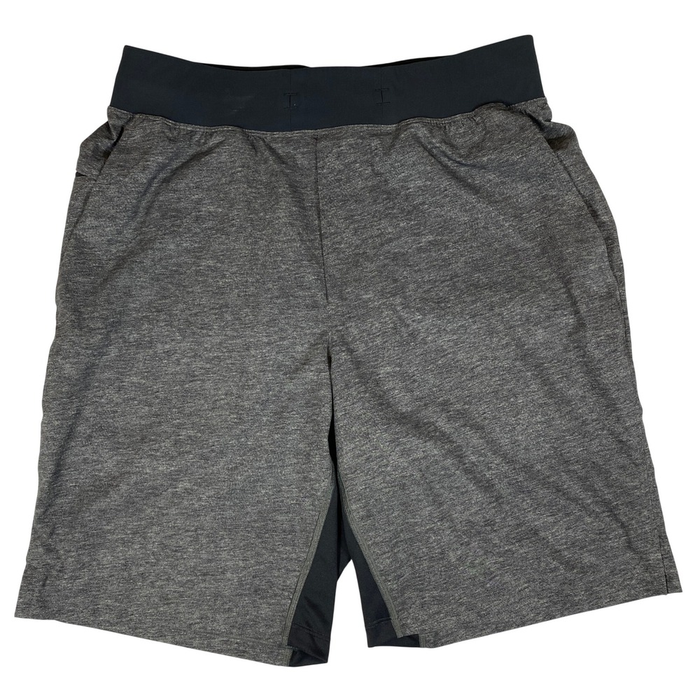 Lululemon Mens T.H.E Short Tech 9 inch 9in inseam‎ Stretch Zip Pocket Athleisure